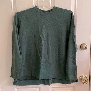 Pure Jill Women’s Petite Sweater Long Sleeve Green
